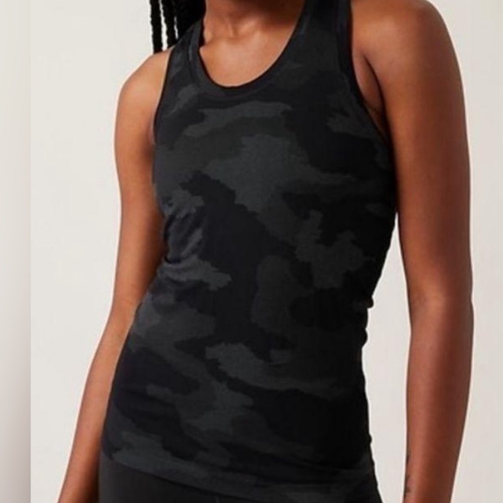 Athleta Camo Racerback Tank Top